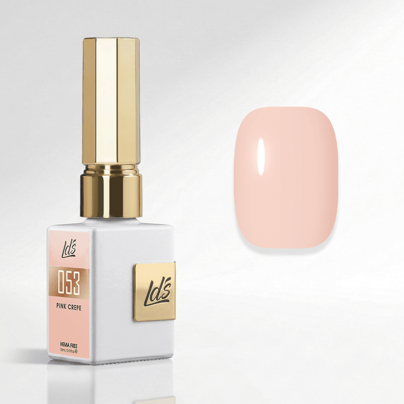 LDS Color Craze Gel Nail Polish - 053 Pink Crepe - 0.5oz - DTK Nail Supply