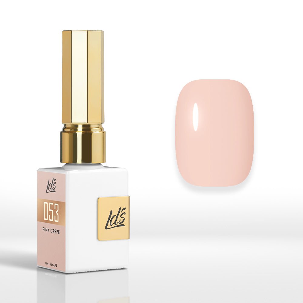 LDS Color Craze Gel Nail Polish - 053 Pink Crepe - 0.5oz - DTK Nail Supply