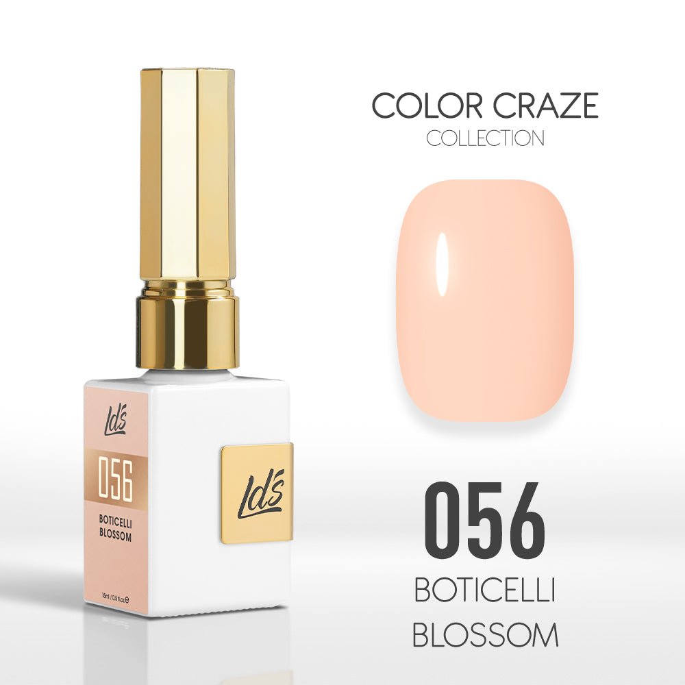 LDS Color Craze Gel Nail Polish - 056 Boticelli Blossom - 0.5oz - DTK Nail Supply