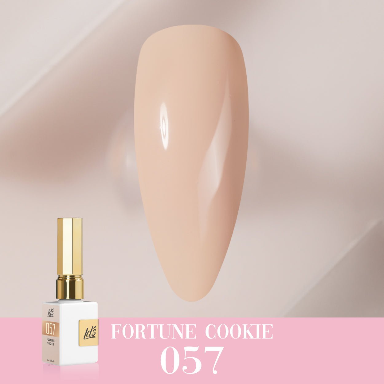 LDS Color Craze Gel Nail Polish - 057 Fortune Cookie - 0.5oz - DTK Nail Supply