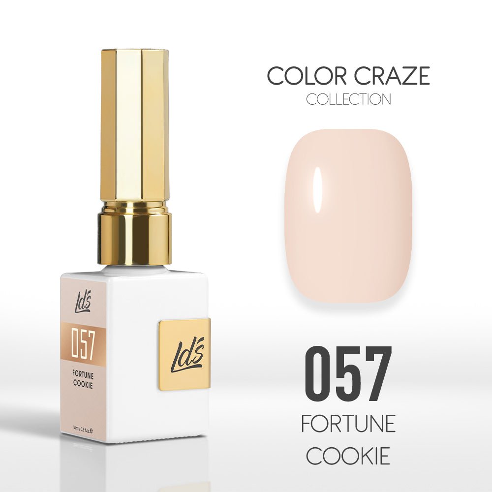 LDS Color Craze Gel Nail Polish - 057 Fortune Cookie - 0.5oz - DTK Nail Supply