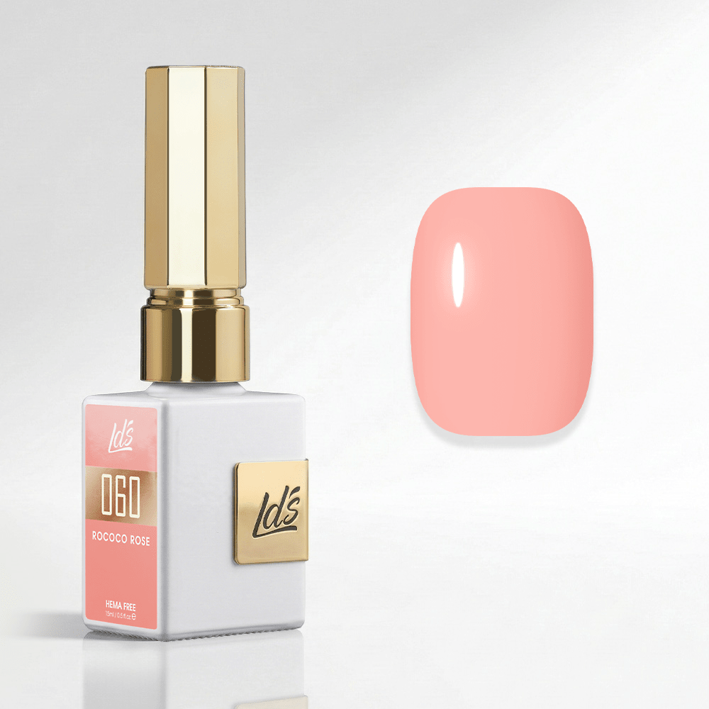 LDS Color Craze Gel Nail Polish - 060 Rococo Rose - 0.5oz - DTK Nail Supply