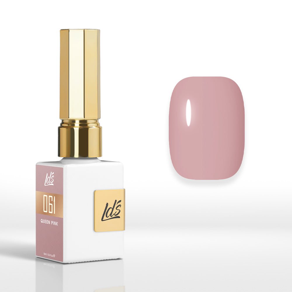 LDS Color Craze Gel Nail Polish - 061 Queen Pink - 0.5oz - DTK Nail Supply