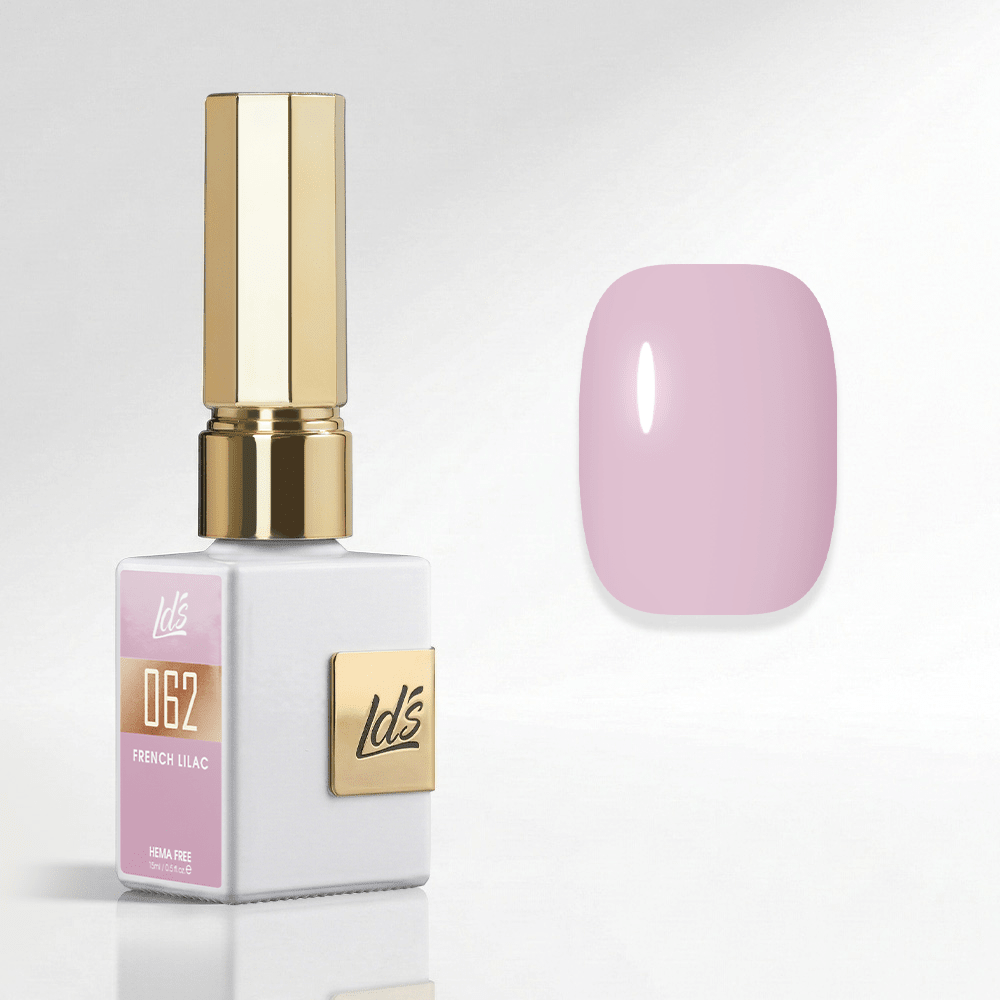 LDS Color Craze Gel Nail Polish - 062 French Lilac - 0.5oz - DTK Nail Supply