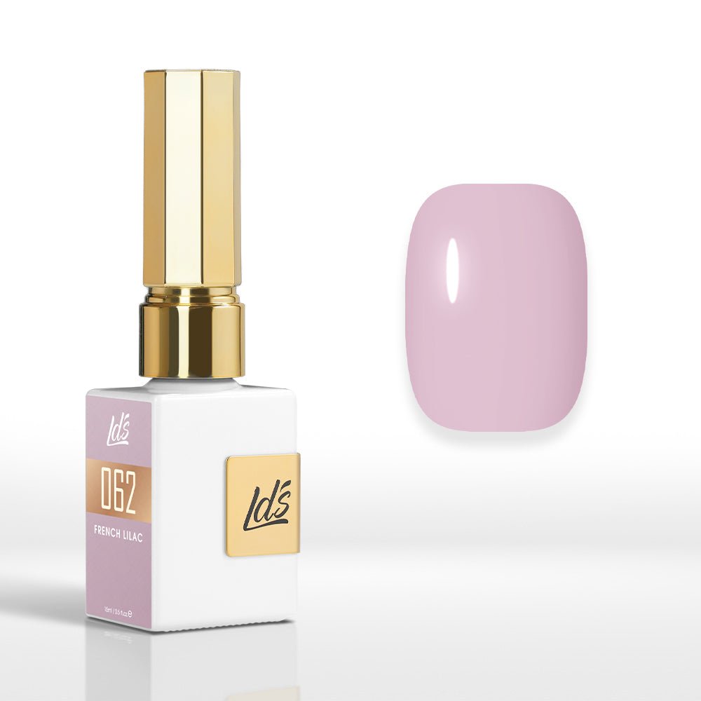 LDS Color Craze Gel Nail Polish - 062 French Lilac - 0.5oz - DTK Nail Supply