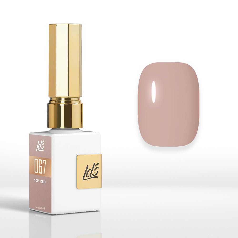 LDS Color Craze Gel Nail Polish - 067 Skin Deep - 0.5oz - DTK Nail Supply