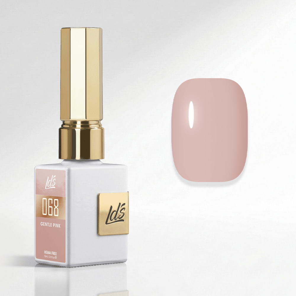 LDS Color Craze Gel Nail Polish - 068 Gentle Pink - 0.5oz - DTK Nail Supply
