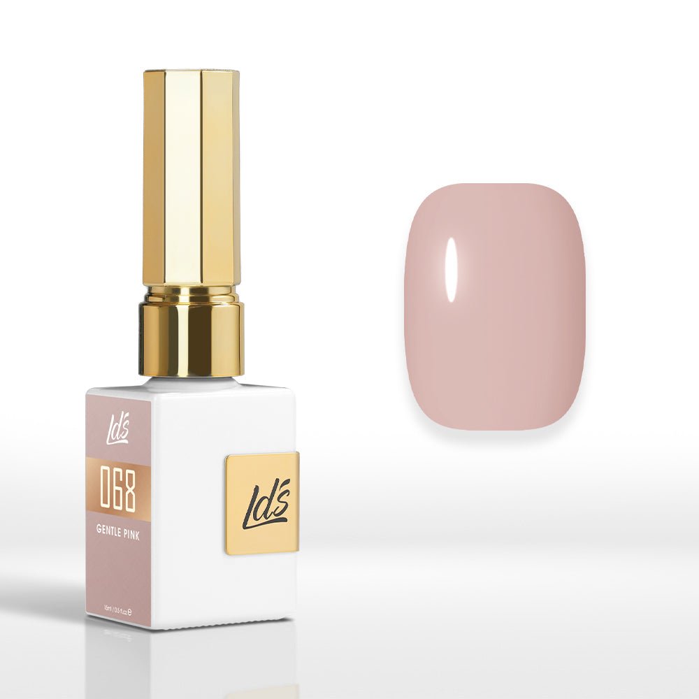 LDS Color Craze Gel Nail Polish - 068 Gentle Pink - 0.5oz - DTK Nail Supply