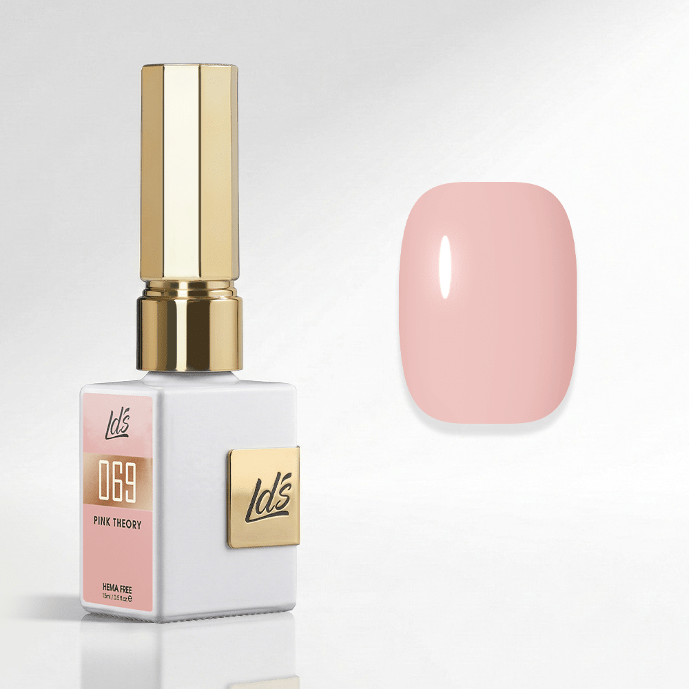 LDS Color Craze Gel Nail Polish - 069 Pink Theory - 0.5oz - DTK Nail Supply