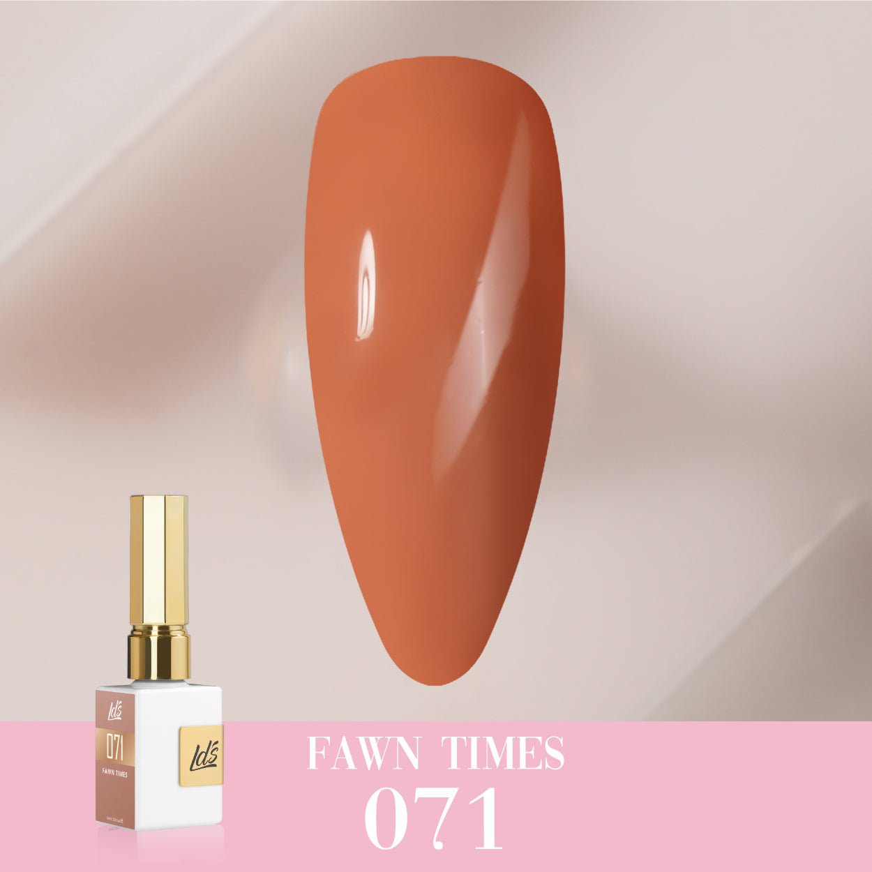 LDS Color Craze Gel Nail Polish - 071 Fawn Times - 0.5oz - DTK Nail Supply