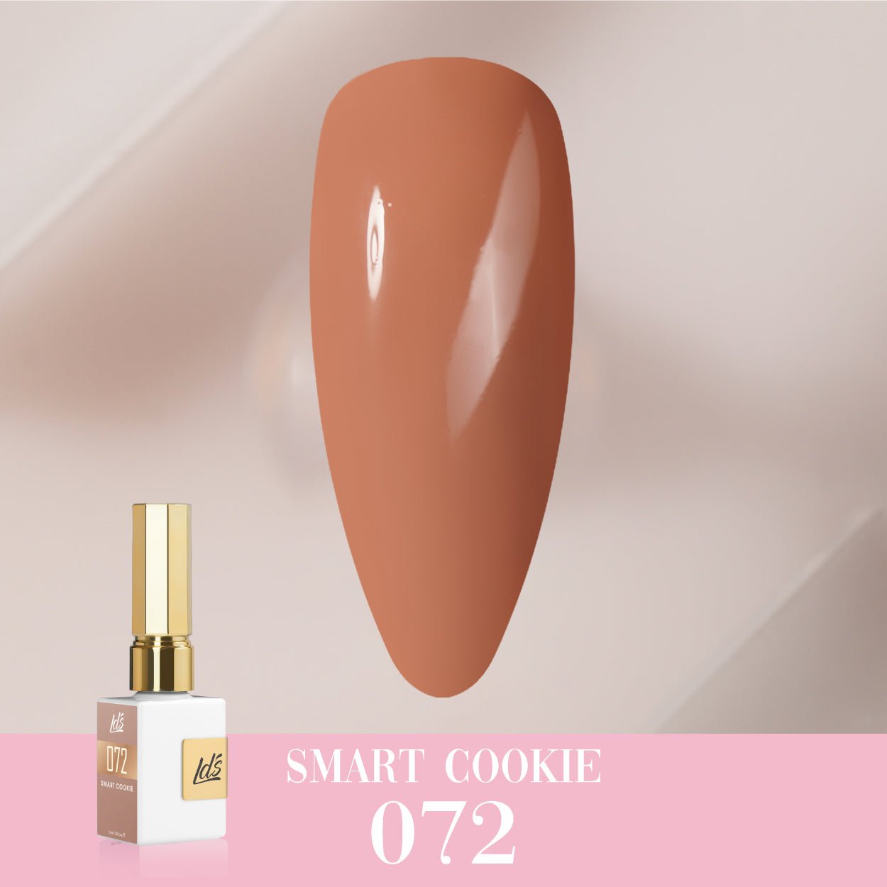 LDS Color Craze Gel Nail Polish - 072 Smart Cookie - 0.5oz - DTK Nail Supply