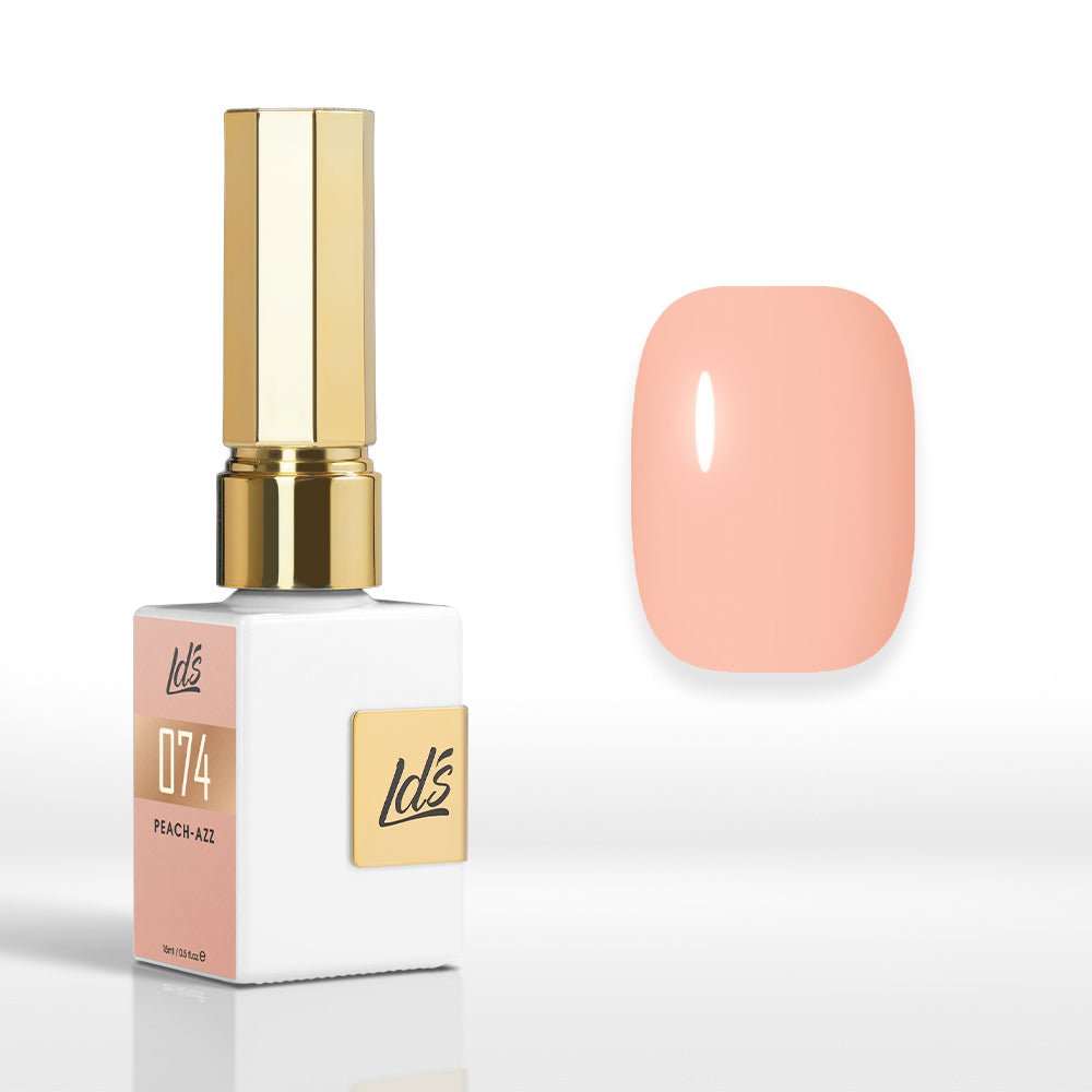 LDS Color Craze Gel Nail Polish - 074 Peach - azz - 0.5oz - DTK Nail Supply