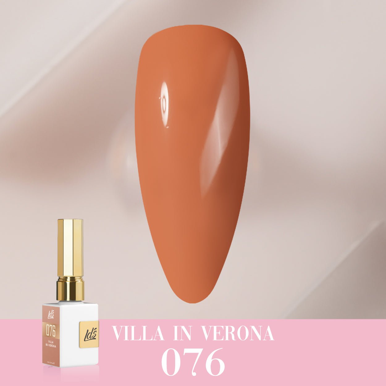 LDS Color Craze Gel Nail Polish - 076 Villa in Verona - 0.5oz - DTK Nail Supply