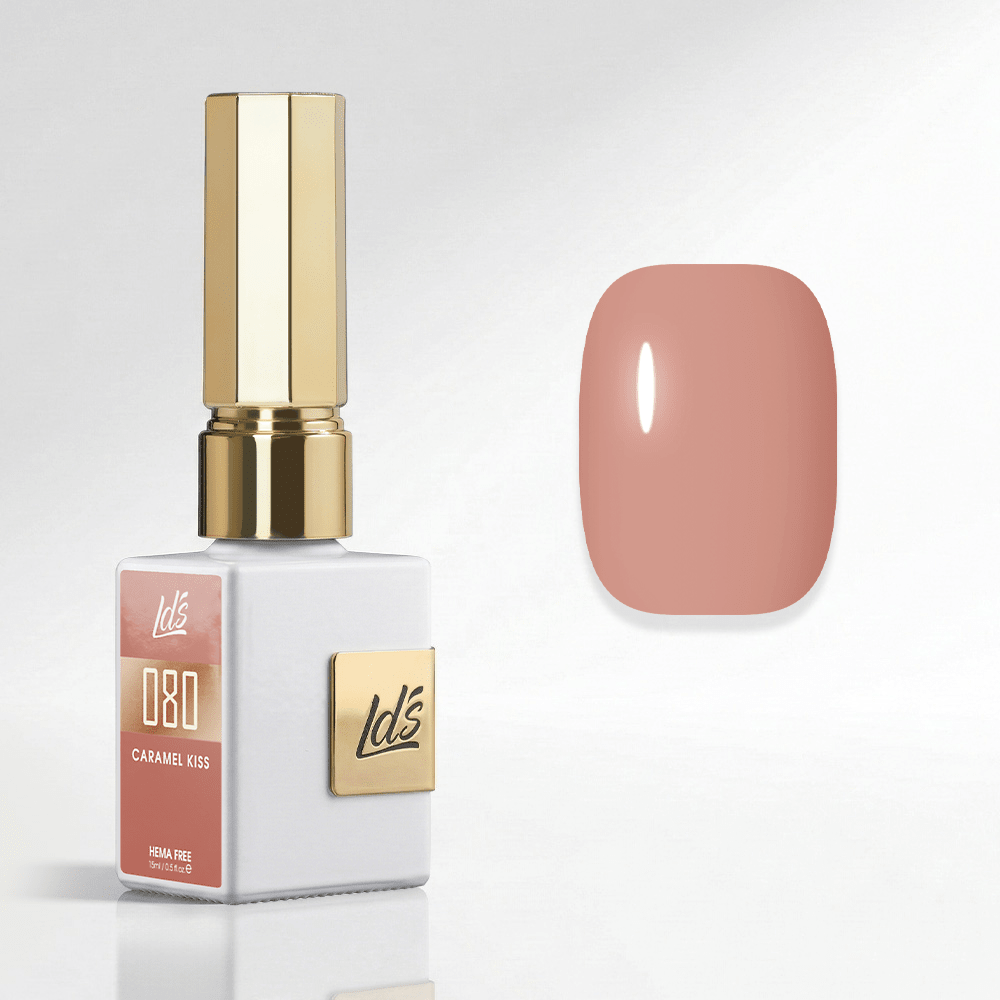 LDS Color Craze Gel Nail Polish - 080 Caramel Kiss - 0.5oz - DTK Nail Supply