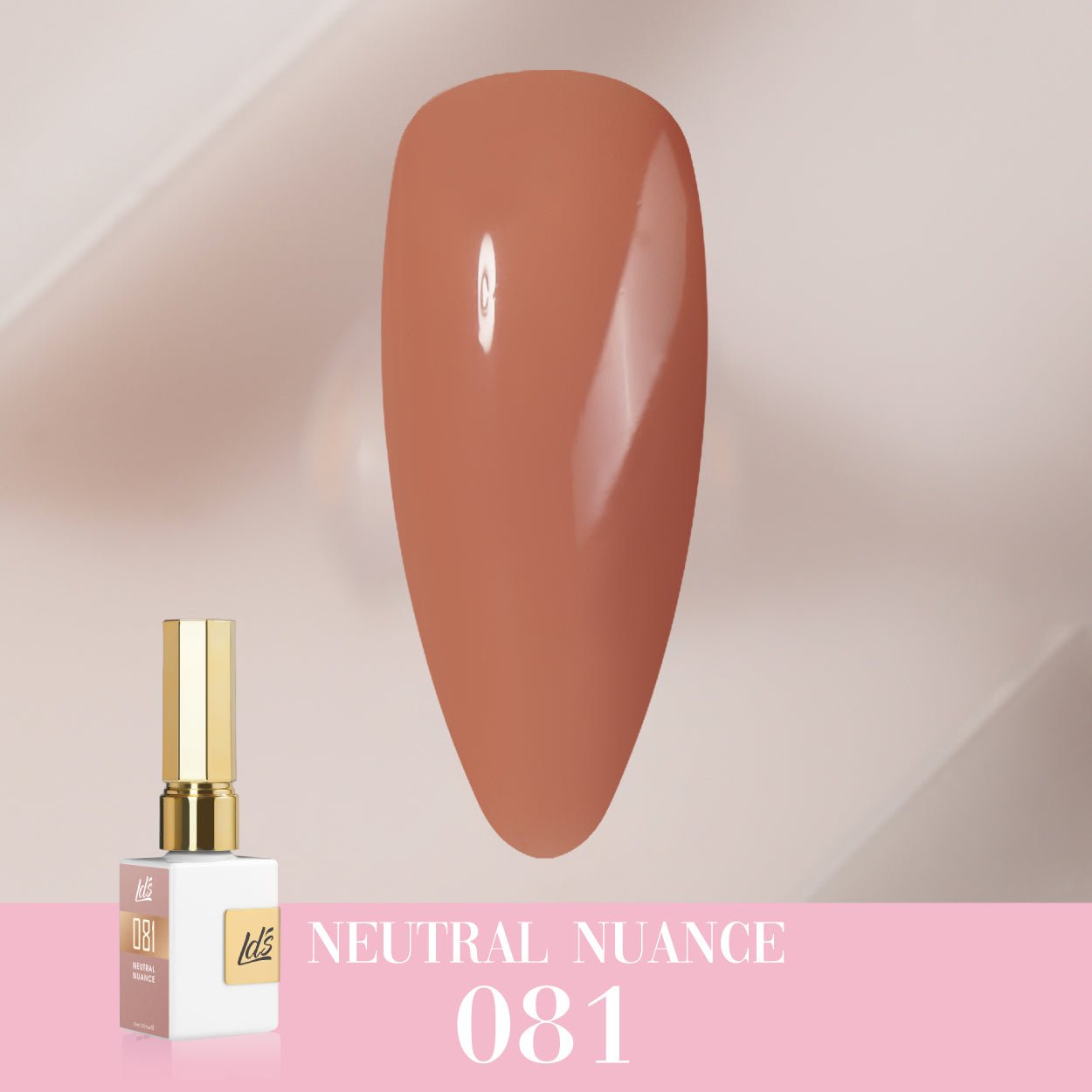 LDS Color Craze Gel Nail Polish - 081 Neutral Nuance - 0.5oz - DTK Nail Supply