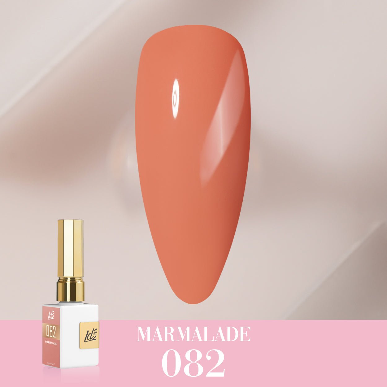 LDS Color Craze Gel Nail Polish - 082 Marmalade - 0.5oz - DTK Nail Supply
