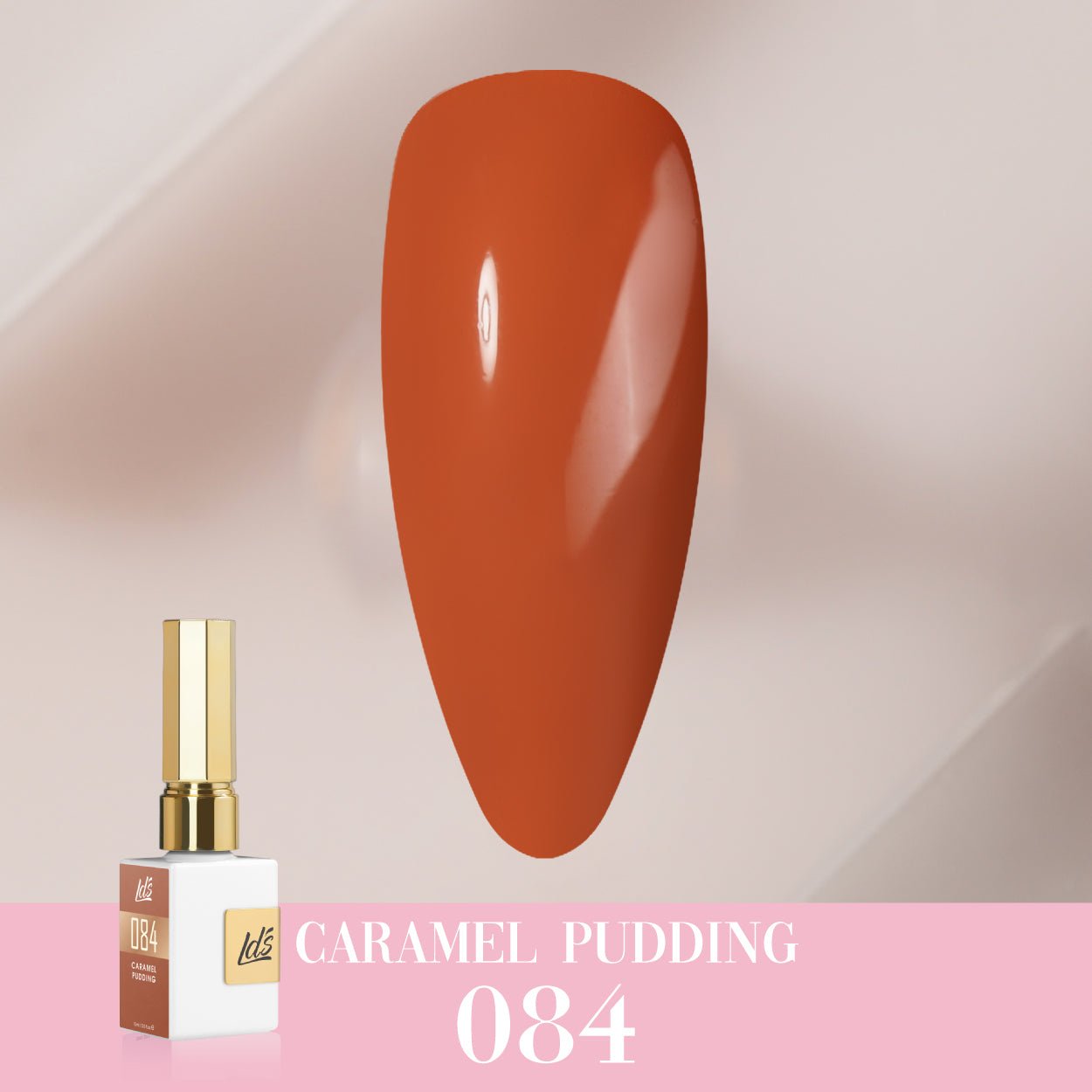 LDS Color Craze Gel Nail Polish - 084 Caramel Pudding - 0.5oz - DTK Nail Supply