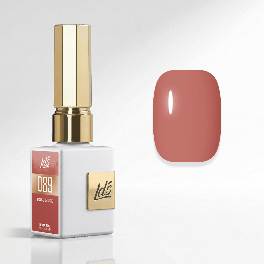LDS Color Craze Gel Nail Polish - 089 Rose Nude - 0.5oz - DTK Nail Supply