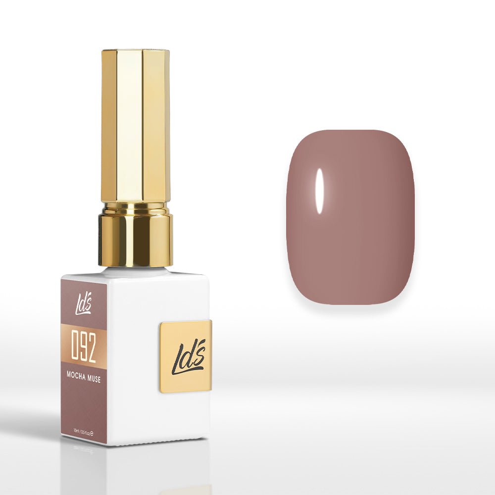 LDS Color Craze Gel Nail Polish - 092 Mocha Muse - 0.5oz - DTK Nail Supply
