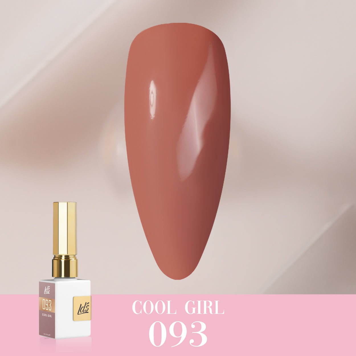 LDS Color Craze Gel Nail Polish - 093 Cool Girl - 0.5oz - DTK Nail Supply