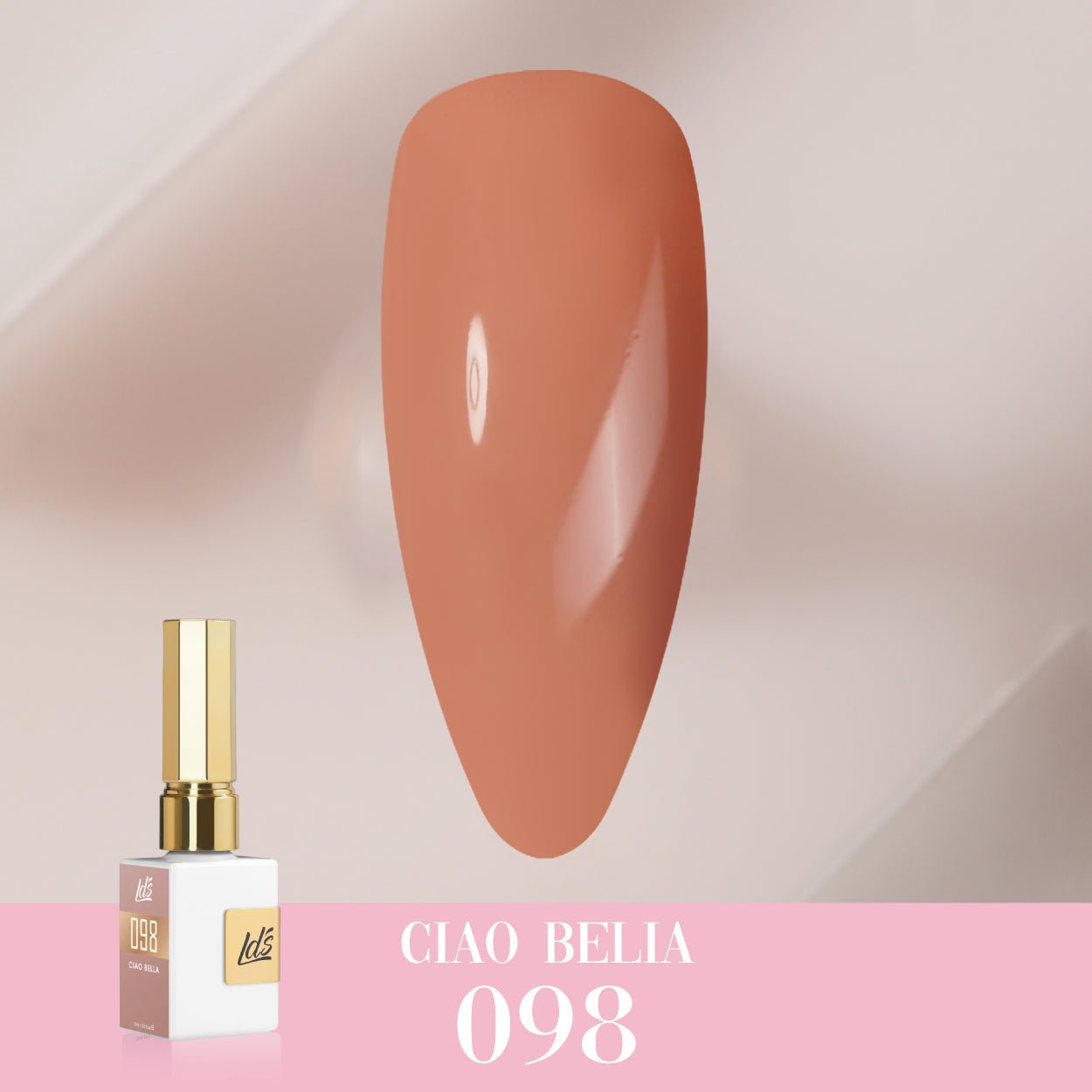 LDS Color Craze Gel Nail Polish - 098 Ciao Bella - 0.5oz - DTK Nail Supply