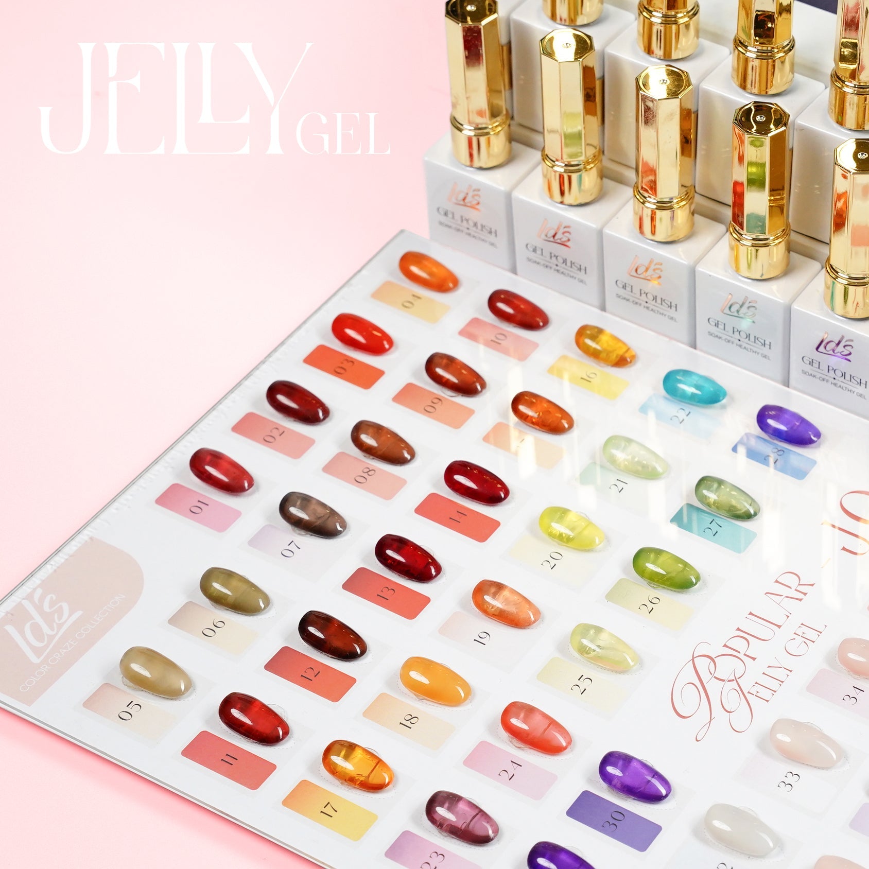 LDS Color Craze Gel Nail Polish - 1014 - J0414 - 0.5oz - DTK Nail Supply