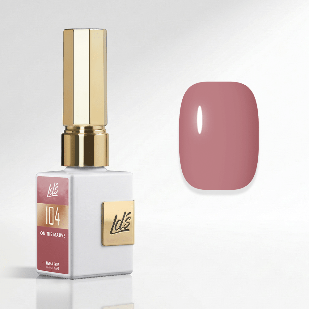 LDS Color Craze Gel Nail Polish - 104 On the Mauve - 0.5oz - DTK Nail Supply