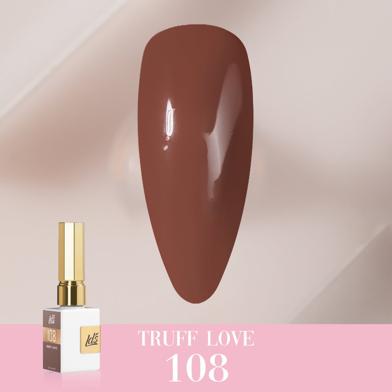 LDS Color Craze Gel Nail Polish - 108 Truff Love - 0.5oz - DTK Nail Supply