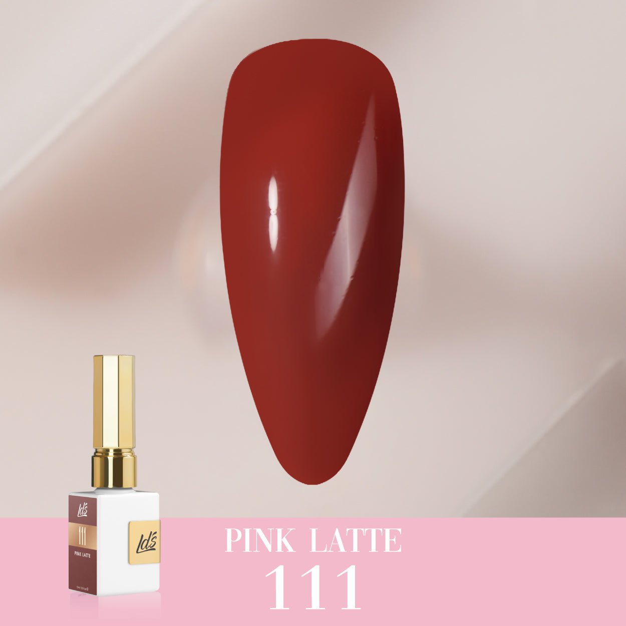 LDS Color Craze Gel Nail Polish - 111 Pink Latte - 0.5oz - DTK Nail Supply