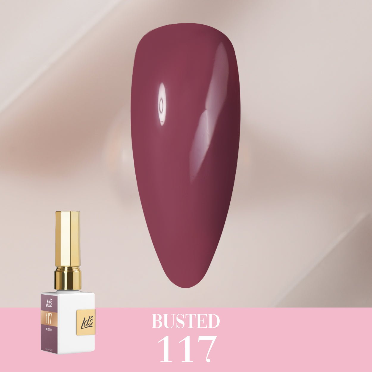 LDS Color Craze Gel Nail Polish - 117 Busted - 0.5oz - DTK Nail Supply