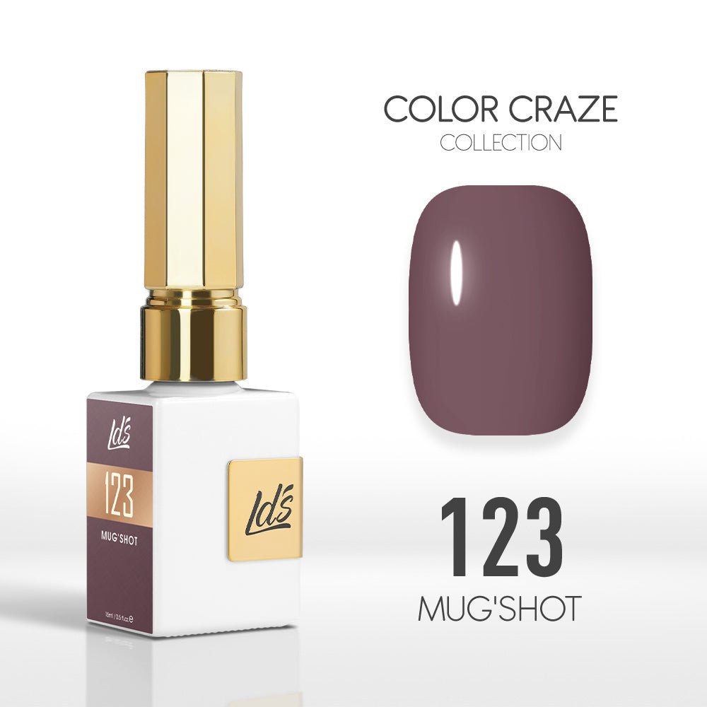 LDS Color Craze Gel Nail Polish - 123 Mug'sHot - 0.5oz - DTK Nail Supply