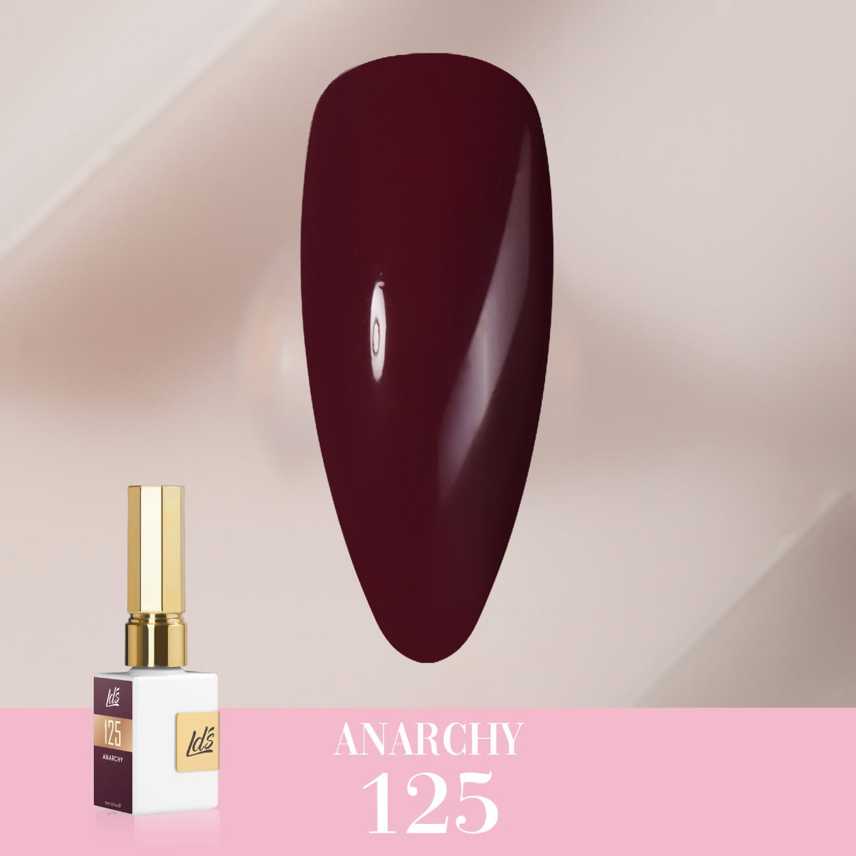 LDS Color Craze Gel Nail Polish - 125 Anarchy - 0.5oz - DTK Nail Supply