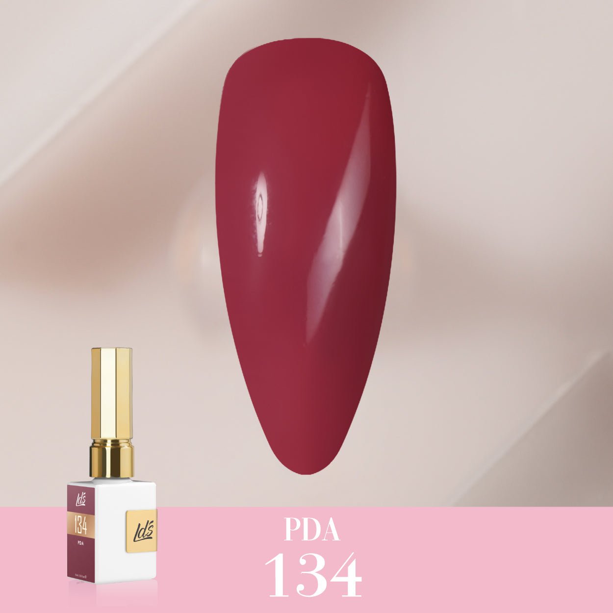 LDS Color Craze Gel Nail Polish - 134 PDA - 0.5oz - DTK Nail Supply
