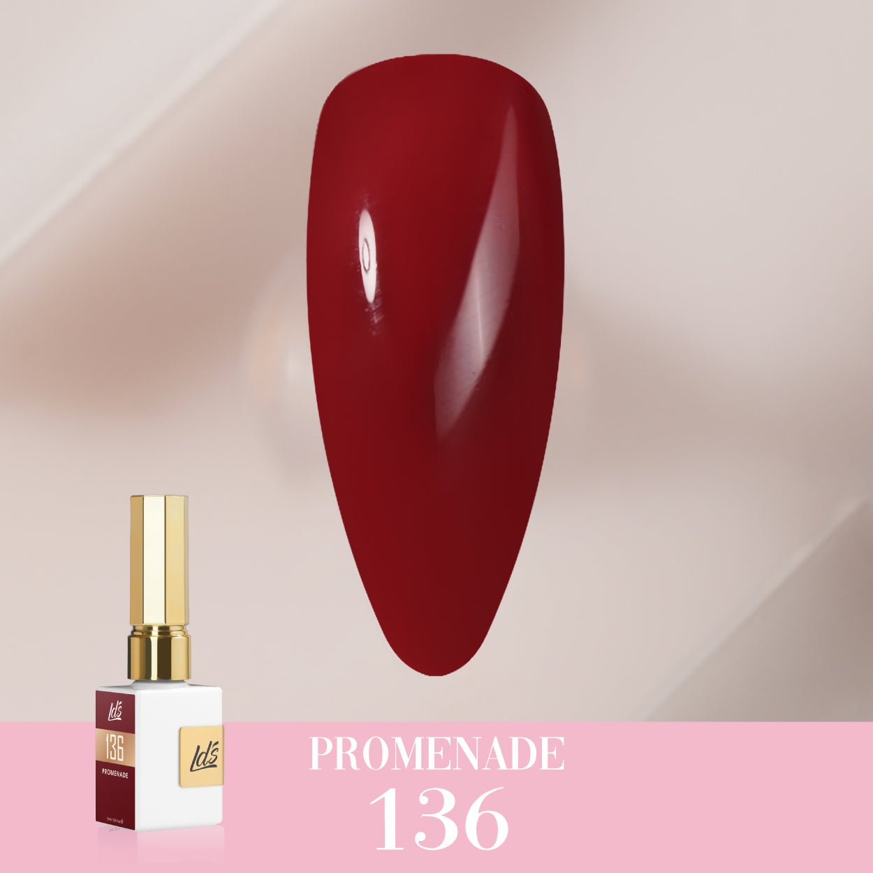LDS Color Craze Gel Nail Polish - 136 Promenade - 0.5oz - DTK Nail Supply