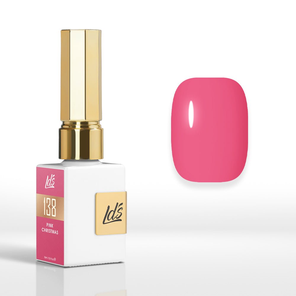 LDS Color Craze Gel Nail Polish - 138 Pink Christmas - 0.5oz - DTK Nail Supply