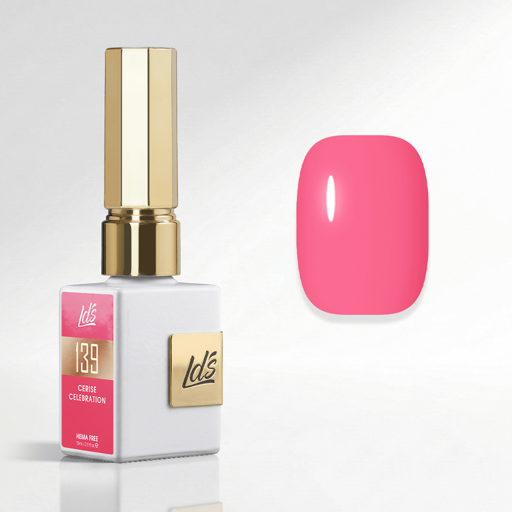 LDS Color Craze Gel Nail Polish - 139 Cerise Celebration - 0.5oz - DTK Nail Supply