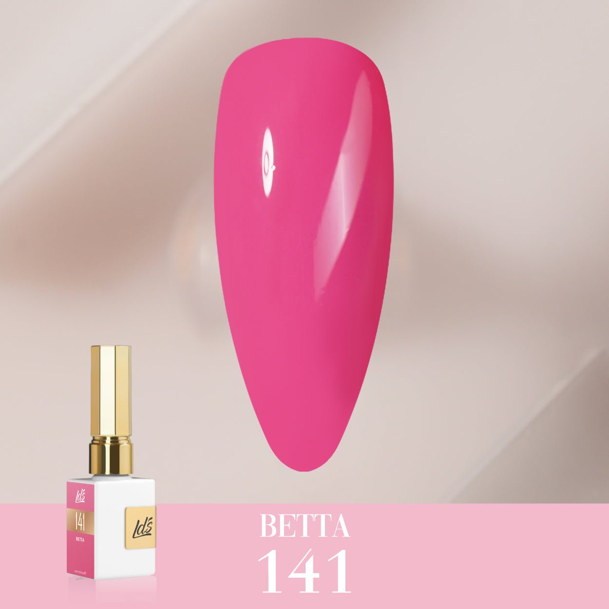 LDS Color Craze Gel Nail Polish - 141 Betta - 0.5oz - DTK Nail Supply