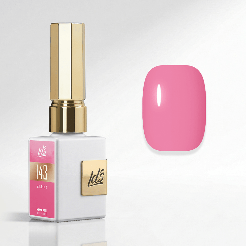 LDS Color Craze Gel Nail Polish - 143 V.I.Pink - 0.5oz - DTK Nail Supply