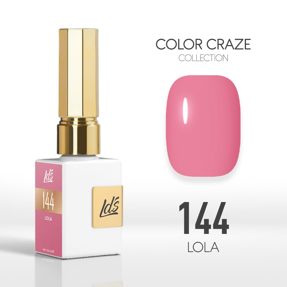 LDS Color Craze Gel Nail Polish - 144 Lola - 0.5oz - DTK Nail Supply