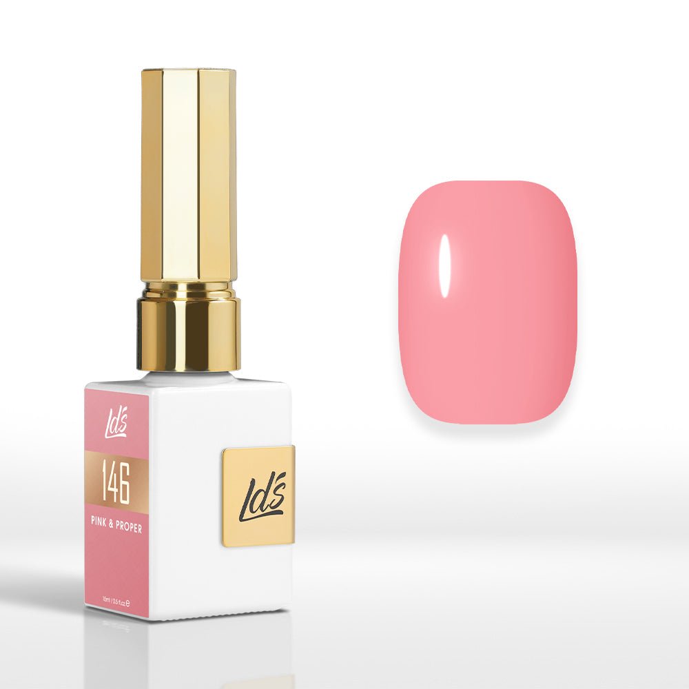 LDS Color Craze Gel Nail Polish - 146 Pink & Proper - 0.5oz - DTK Nail Supply