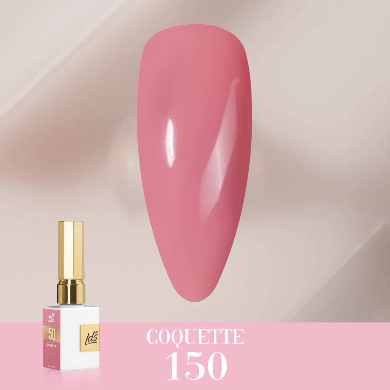 LDS Color Craze Gel Nail Polish - 150 Coquette - 0.5oz - DTK Nail Supply