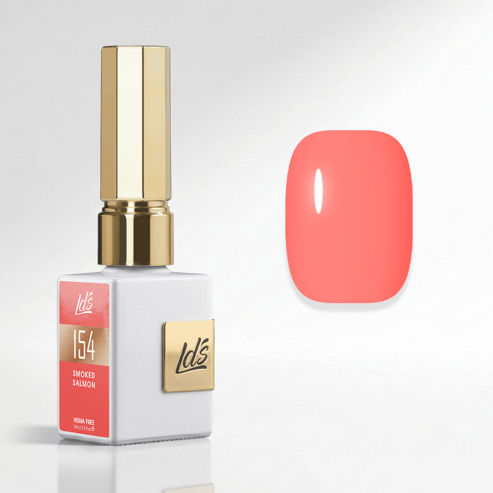LDS Color Craze Gel Nail Polish - 154 Smoked Salmon - 0.5oz - DTK Nail Supply