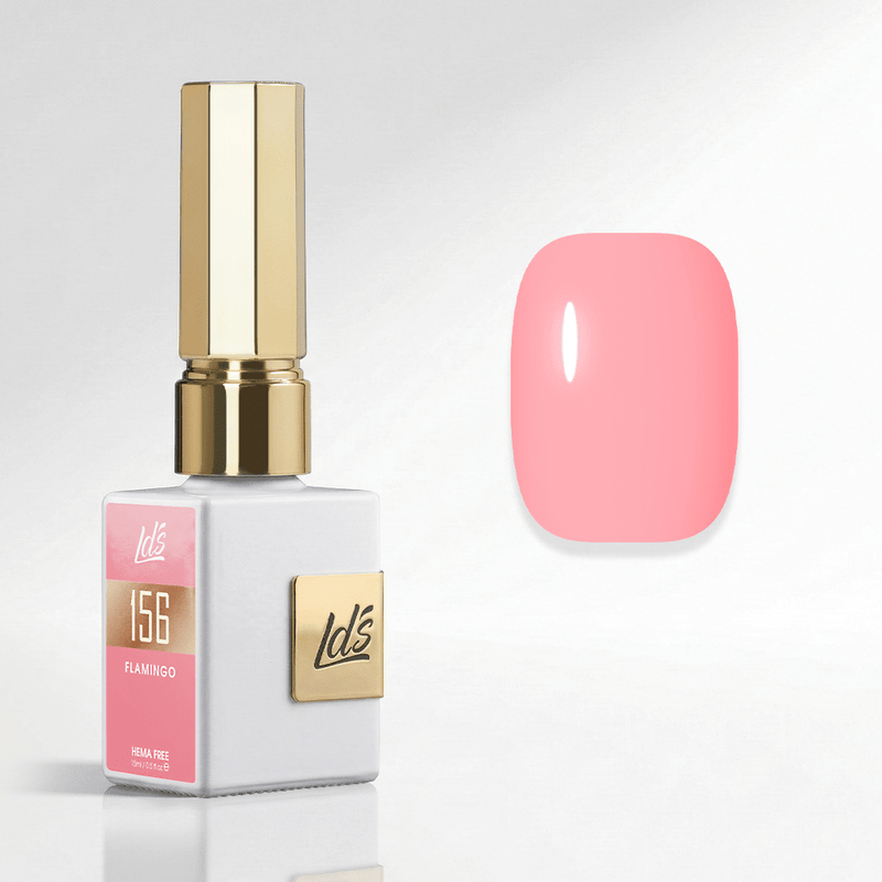 LDS Color Craze Gel Nail Polish - 156 Flamingo - 0.5oz - DTK Nail Supply