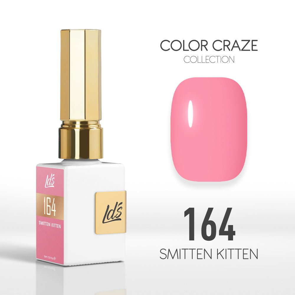 LDS Color Craze Gel Nail Polish - 164 Smitten Kitten - 0.5oz - DTK Nail Supply