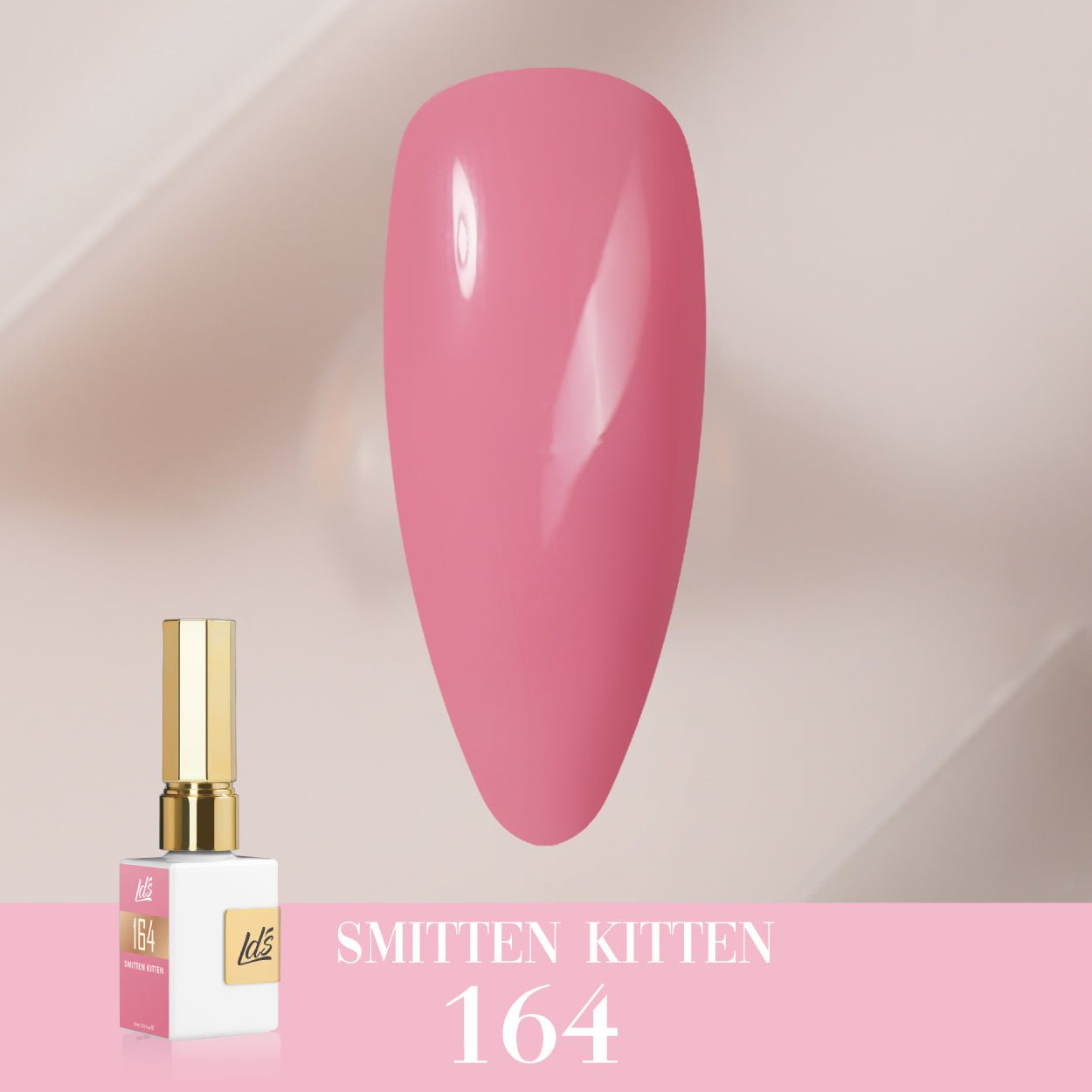 LDS Color Craze Gel Nail Polish - 164 Smitten Kitten - 0.5oz - DTK Nail Supply