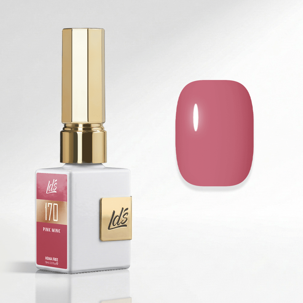 LDS Color Craze Gel Nail Polish - 170 Pink Mink - 0.5oz - DTK Nail Supply