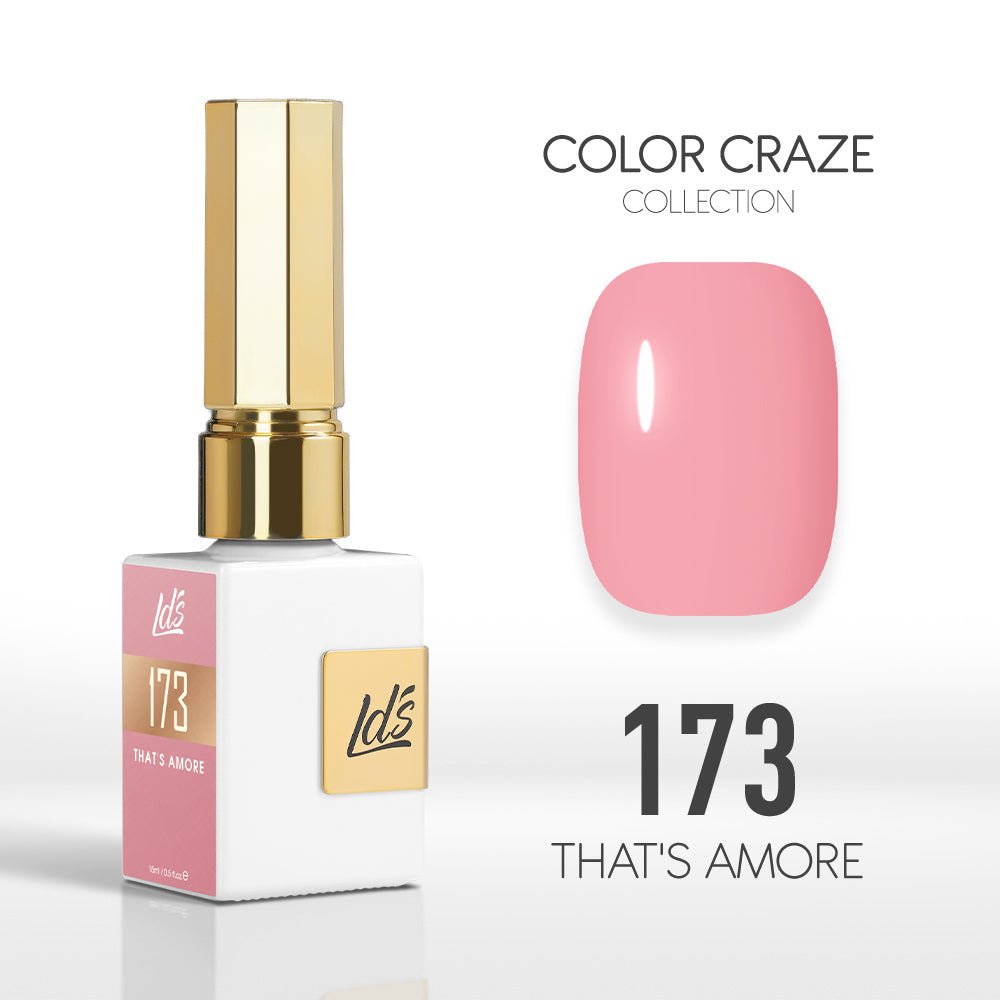 LDS Color Craze Gel Nail Polish - 173 That's Amore - 0.5oz - DTK Nail Supply