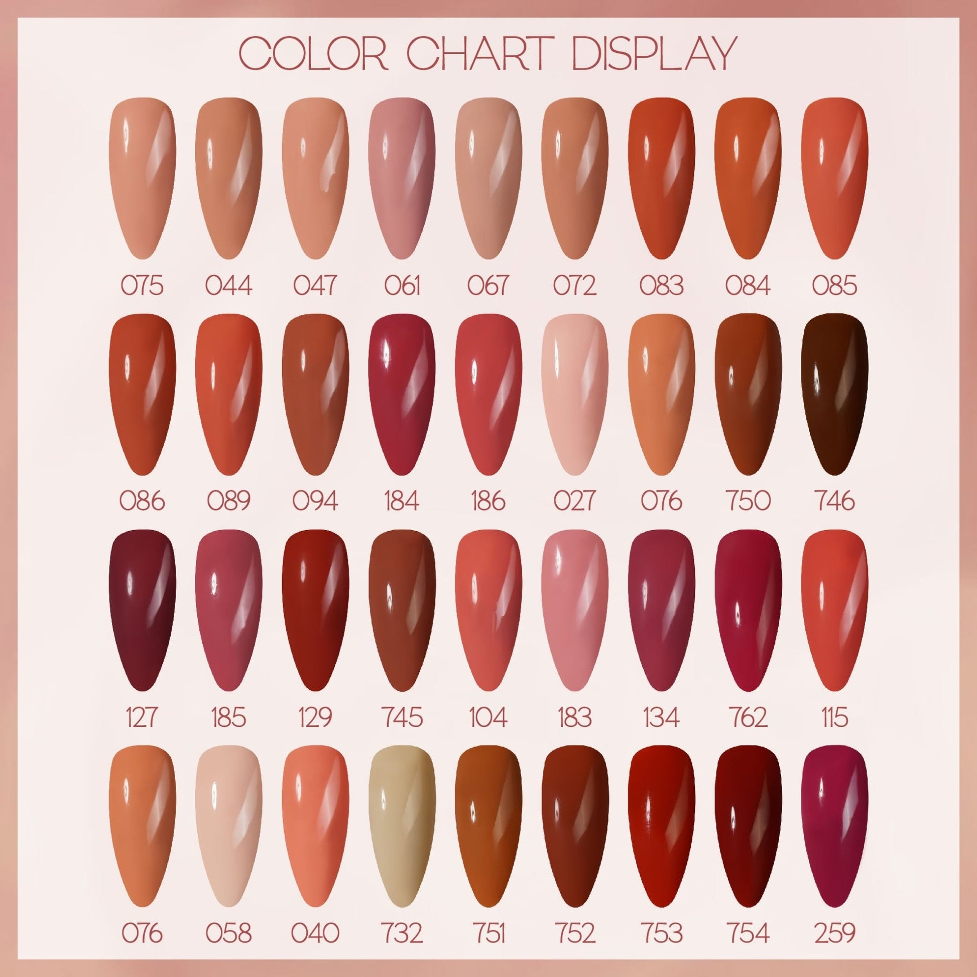 LDS Color Craze Gel Nail Polish - 186 Rambling Rose - 0.5oz - DTK Nail Supply
