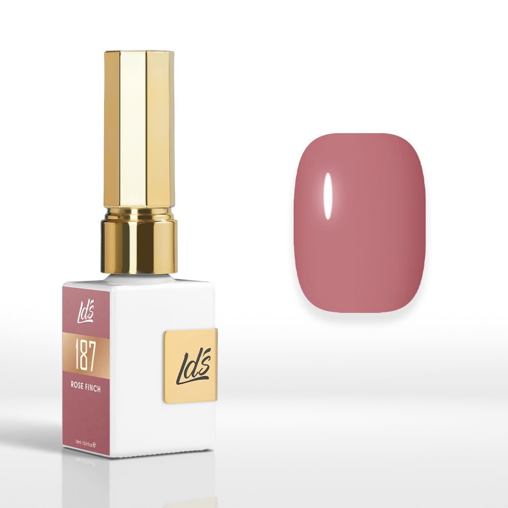 LDS Color Craze Gel Nail Polish - 187 Rose Finch - 0.5oz - DTK Nail Supply
