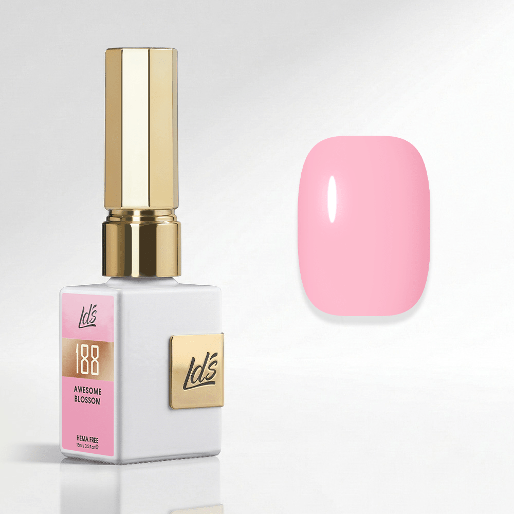 LDS Color Craze Gel Nail Polish - 188 Awesome Blossom - 0.5oz - DTK Nail Supply